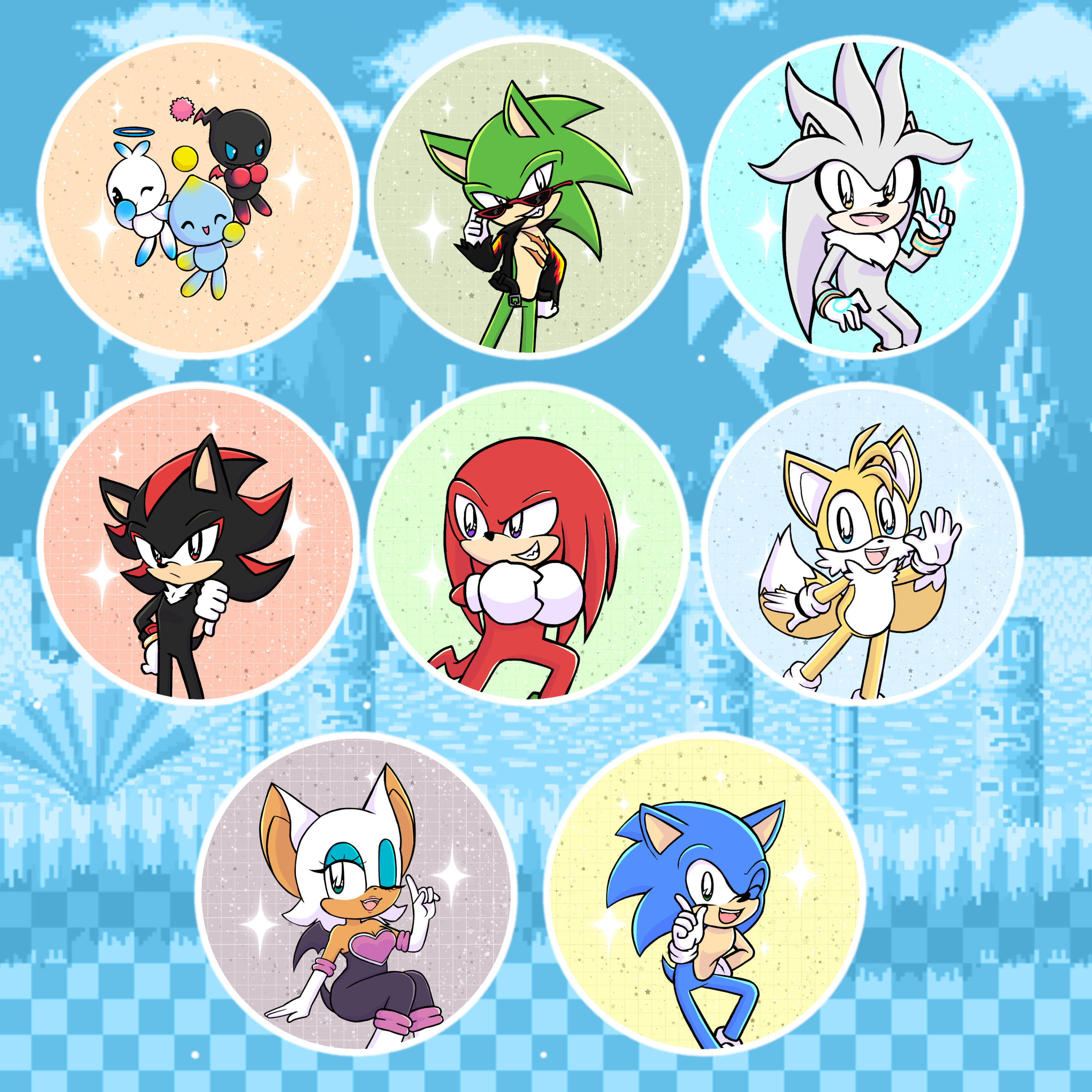 New Sonic Characters Pattern SONIC THE HEDGEHOG Wallet Sonikku za  Hejjihoggu