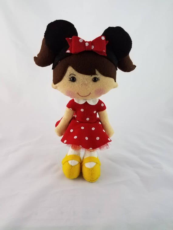 minnie mouse rag doll