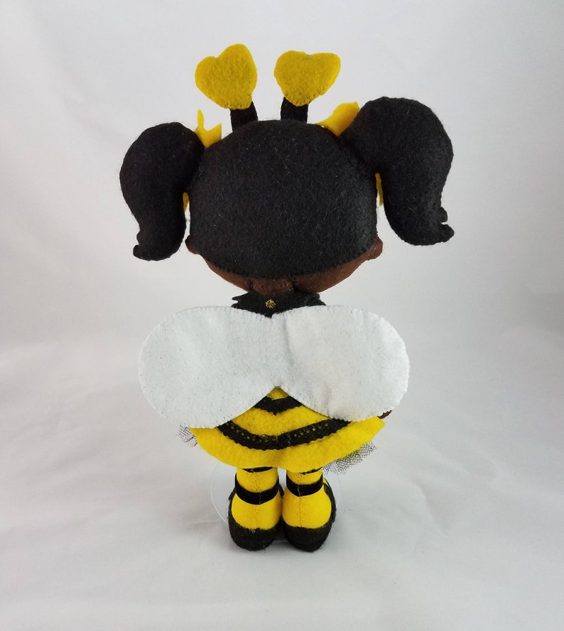 Bumblebee Costume Felt Doll Bumblebee Doll Bumblebee Cloth Etsy