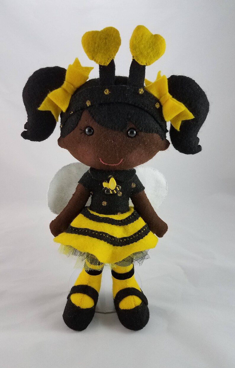 Bumblebee Costume Felt Doll Bumblebee Doll Bumblebee Cloth Etsy