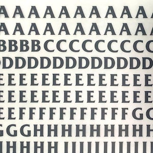 FRIZ QUADRATA BOLD (24pt) Letra/número Mecanorma vintage dry rub em transferências (escolha o tamanho da fonte)