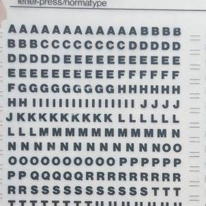 HELVETICA BOLD (36pt) Transferencias de letras en seco instantáneo Mecanorma (como Letraset)