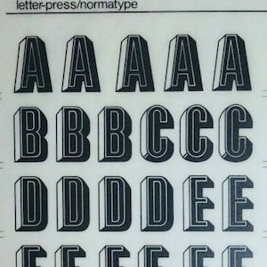 BABY ARBUCKLE (24pt) Trasferimenti vintage a secco con lettere/numeri Mecanorma