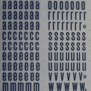 ANTIGUO CONDENSADO - Transferencias de letras instantáneas Mecanorma (elige el tamaño)