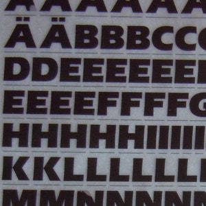 ERAS ULTRA - Transferencias de letras instantáneas Letraset / Mecanorma (elige el tamaño de fuente)