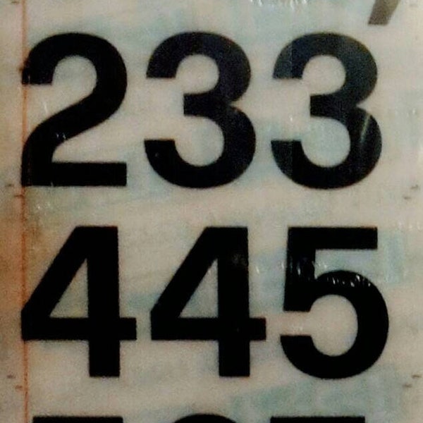 Dry Rub on Transfer Numbers 72 Pet Font Etsy
