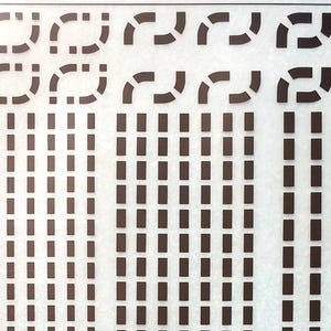 REGRAS E CANTOS QUEBRADOS - Letraset transferências instantâneas (várias espessuras)