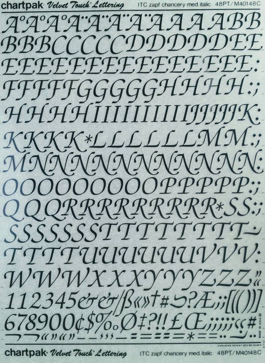 Zapf chancery medium italic holdenyo