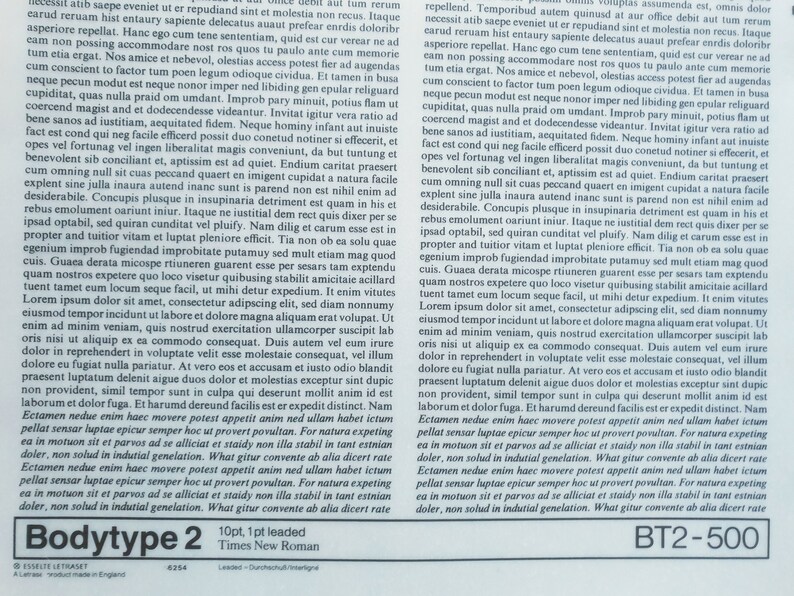 May include: A page of text from a book or document, featuring the words "Bodytype 2" and "Times New Roman" at the bottom. The text is in black on a light background.