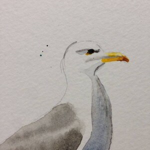 Watercolour Seagull image 2