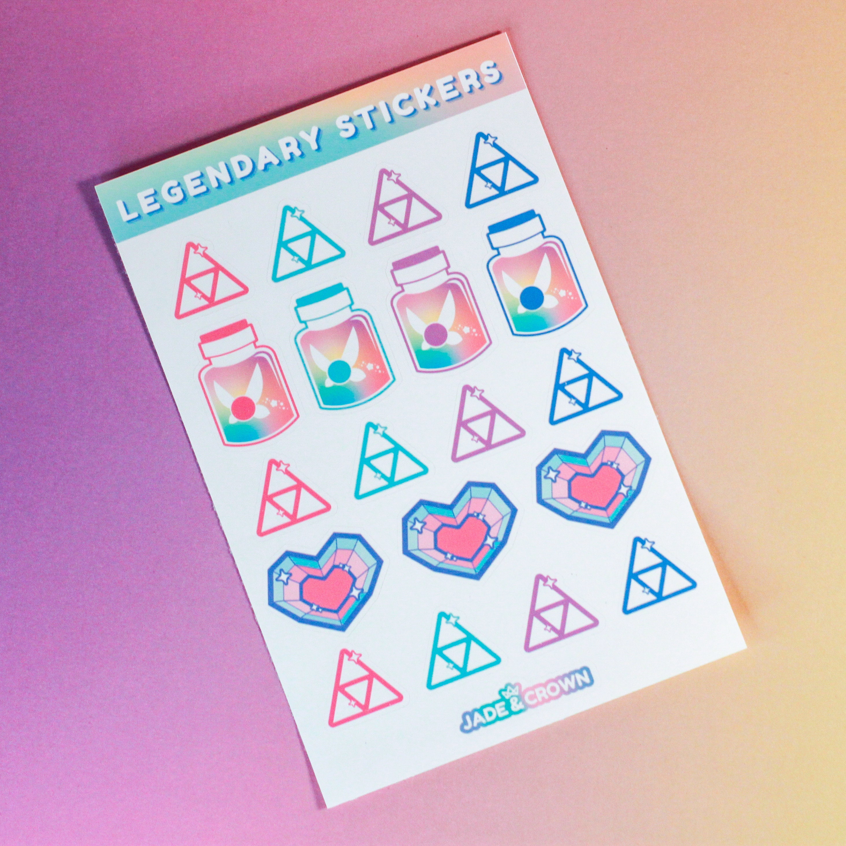 Sticker Legendary Legendary Stickers Sticker Sheet - Etsy