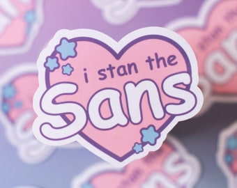 I Stan the (Comic) Sans Glossy Vinyl Die-Cut Sticker