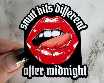 Smut Hits Different Sticker | BookTok Kindle Decal