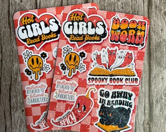Sticker Collage Kindle Insert | Booktok Kindle Accessory
