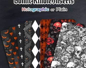 Gotisch karton Kindle-inzetstukken voor doorzichtige hoes | Kindle-accessoires, Kindle Skin, Booktok, Bookish
