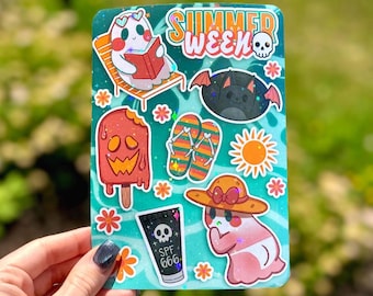 Kindle Insert | Summerween, Spooky Summer Cardstock