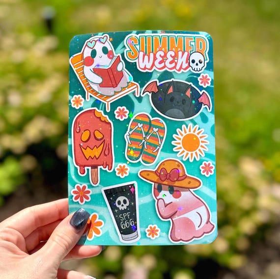 Kindle Insert | Summerween, Spooky Summer Cardstock