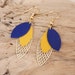 see more listings in the Leather earrings section