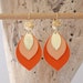 see more listings in the Boucles d'oreilles cuir section