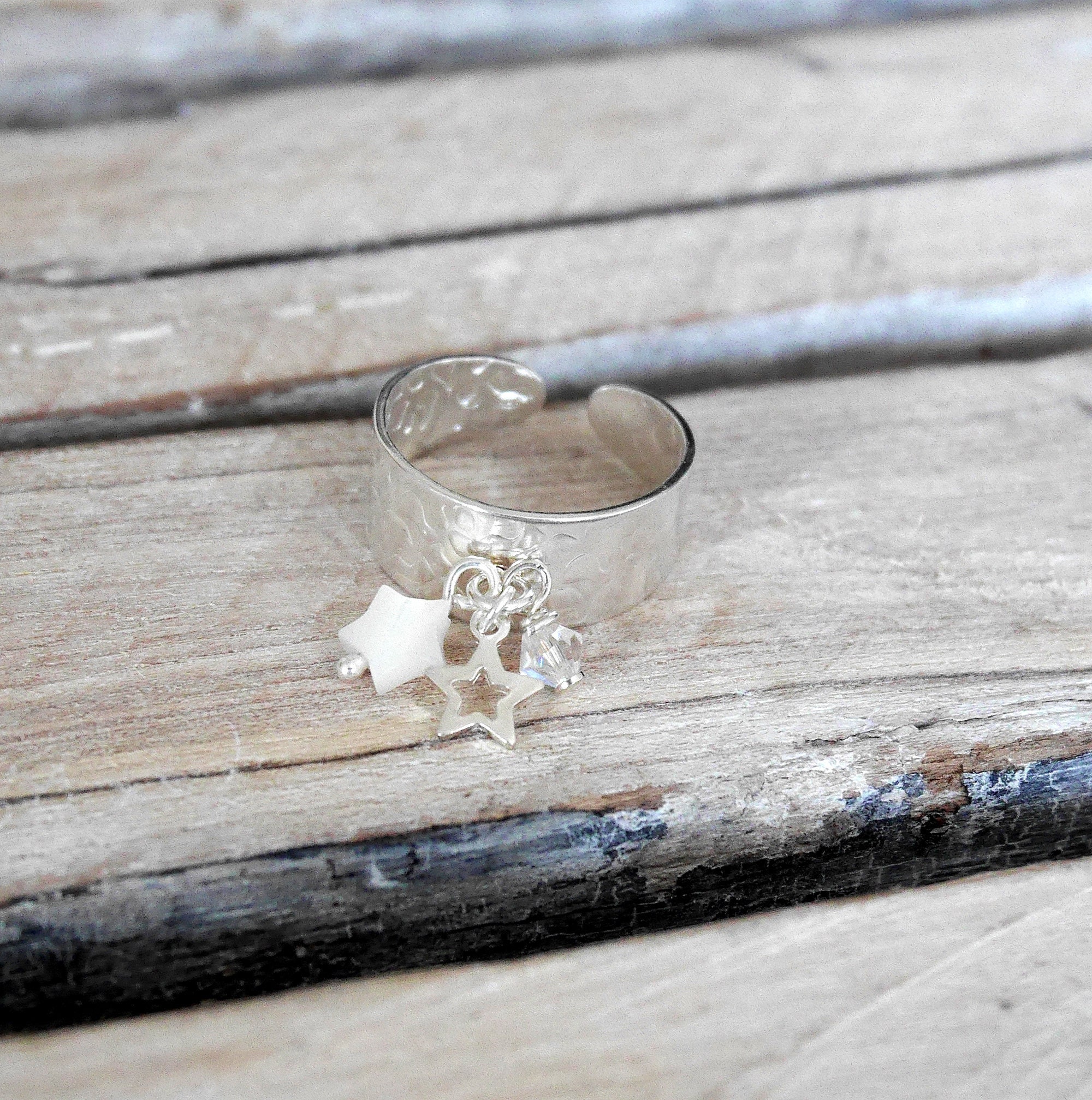 Bague D'orteil Argent Massif 925 - Taille Réglable, Motif Beauté (occasion)