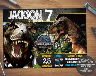jurassic park invite etsy jurassic park invitations