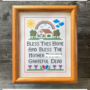 Bless This Grateful Hippie Jamband Home PAPER ART PRINT