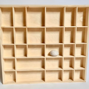 présentoir en bois, présentoir à épices 28 compartiments, étui à souvenirs de la collection de bibelots, étagère, boîte fantôme, organiseur, idées de chambre d'enfant,