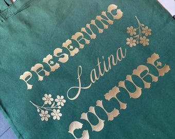 Erhaltung der Latein Kultur Tragetasche