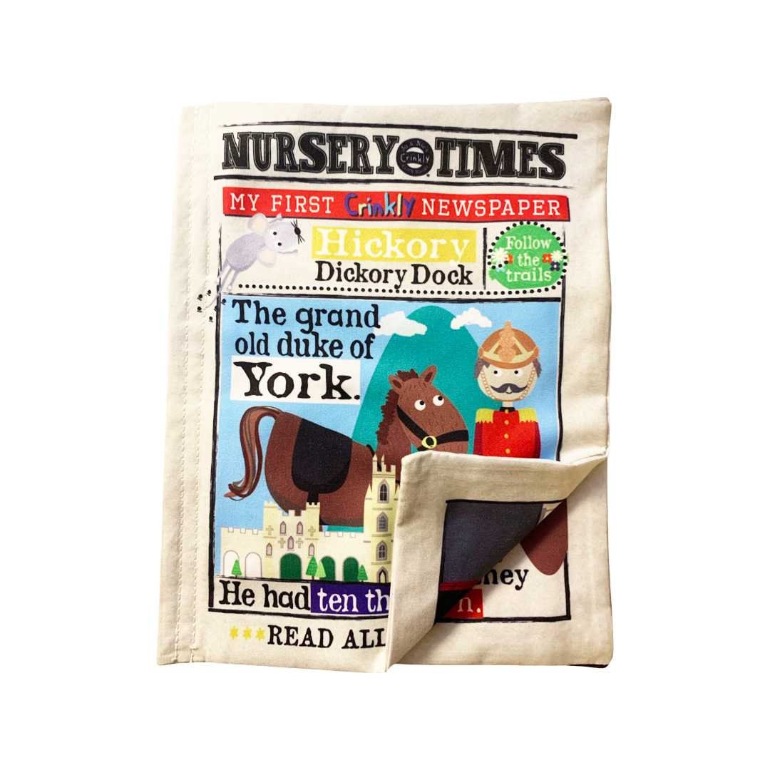 Nursery Times Crinkly Newspaper Nursery Rhymes 2 Etsy UK