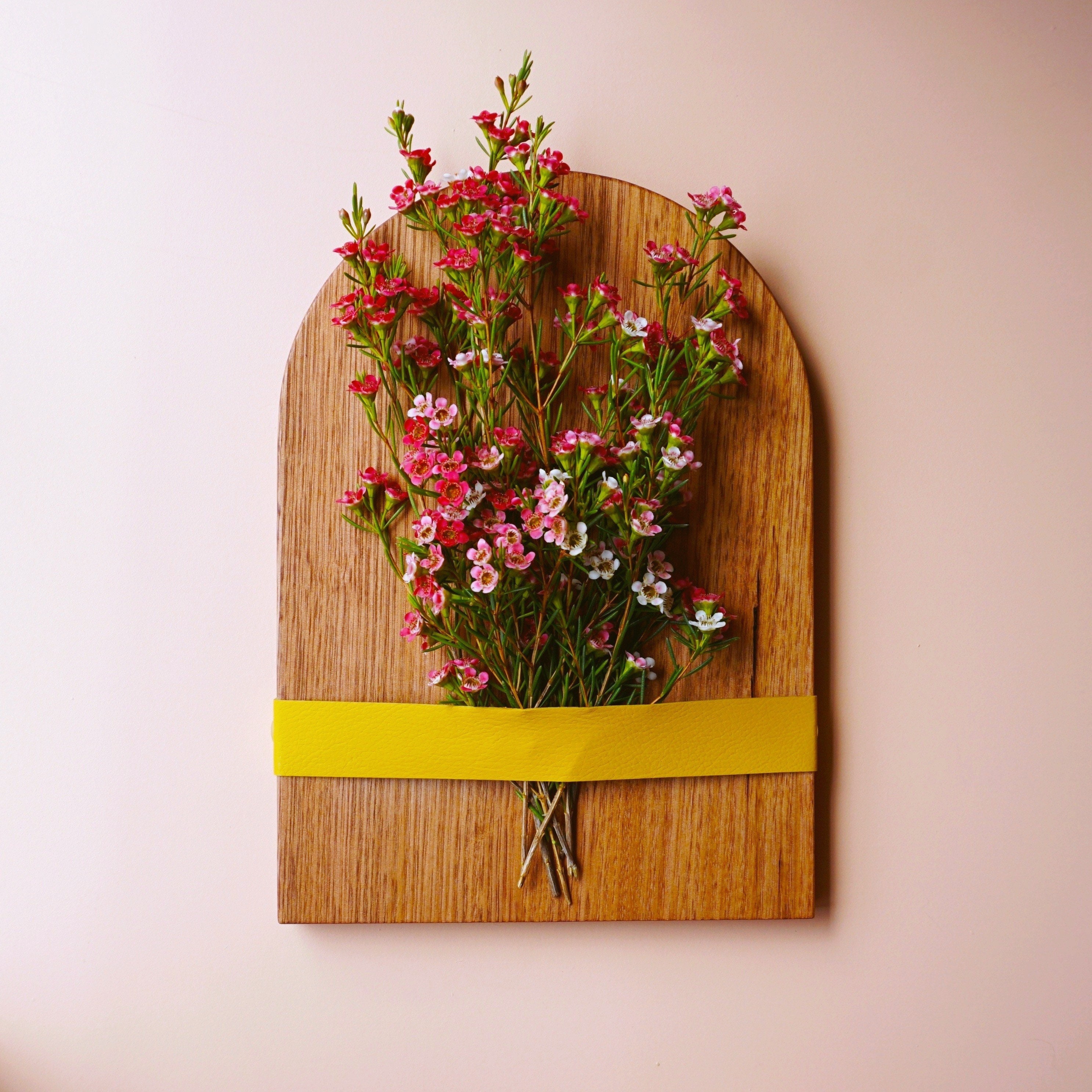 Jardinière Murale en Bois d'arche - Moutarde