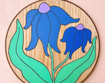 Floral Pyrographic Art #2