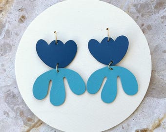 Floral Leather Earrings #9