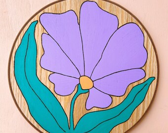 Floral Pyrographic Art #3