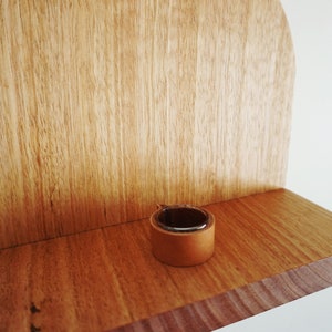 Arch Timber Wall Planter with Vase image 5
