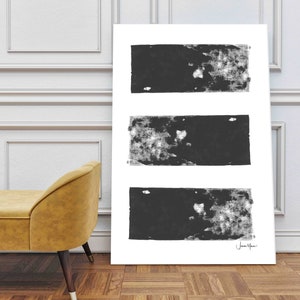 Printable abstract art, Black and white minimalist art, Printable home decor, Abstract office art, Female artist, Dorm art, Bedroom art