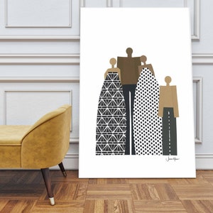 African American Family Printable Mother's Day Gift - Etsy