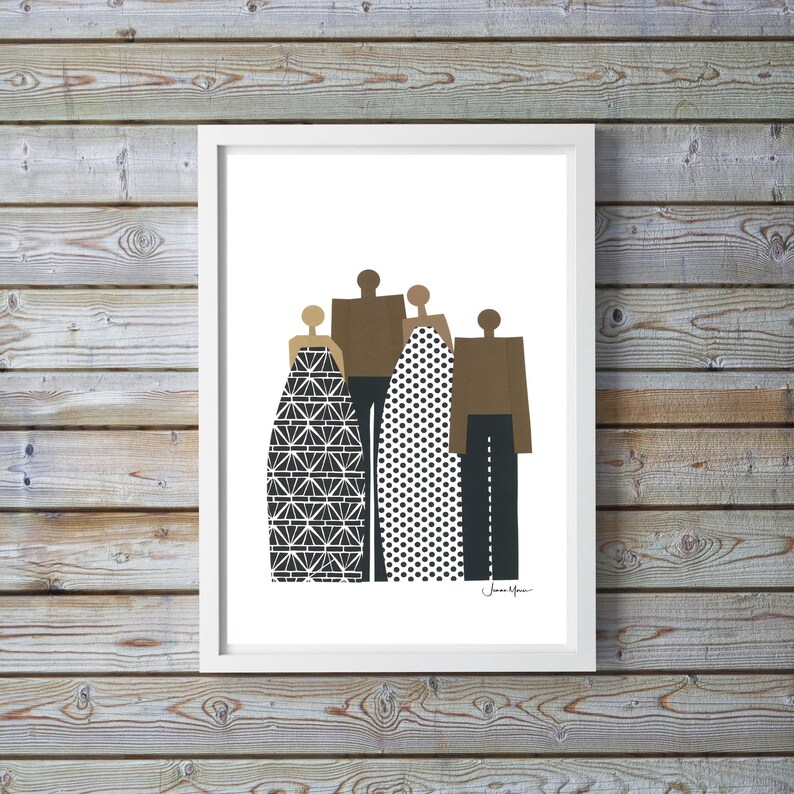 Melanin African American Art Black Owned Shop People Art Etsy