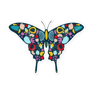 Vinyl Butterfly Bubble-free sticker