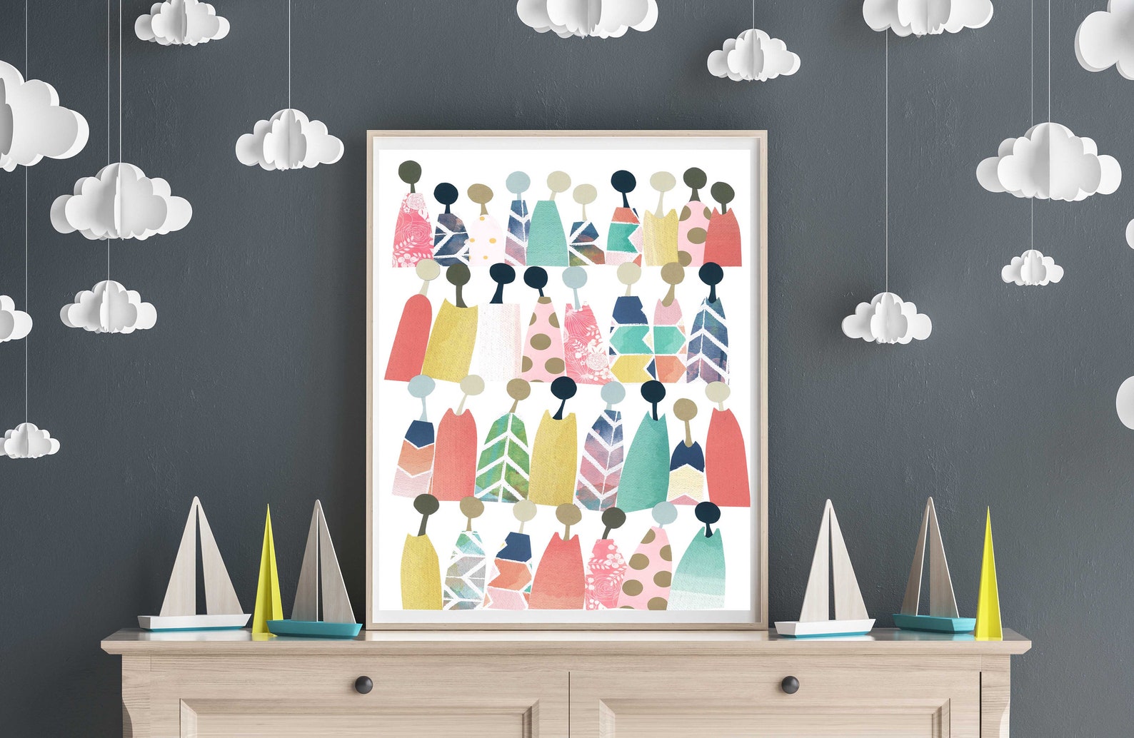 Nursery Decor Pastel Nursery Art Printable Art Downloadable Etsy