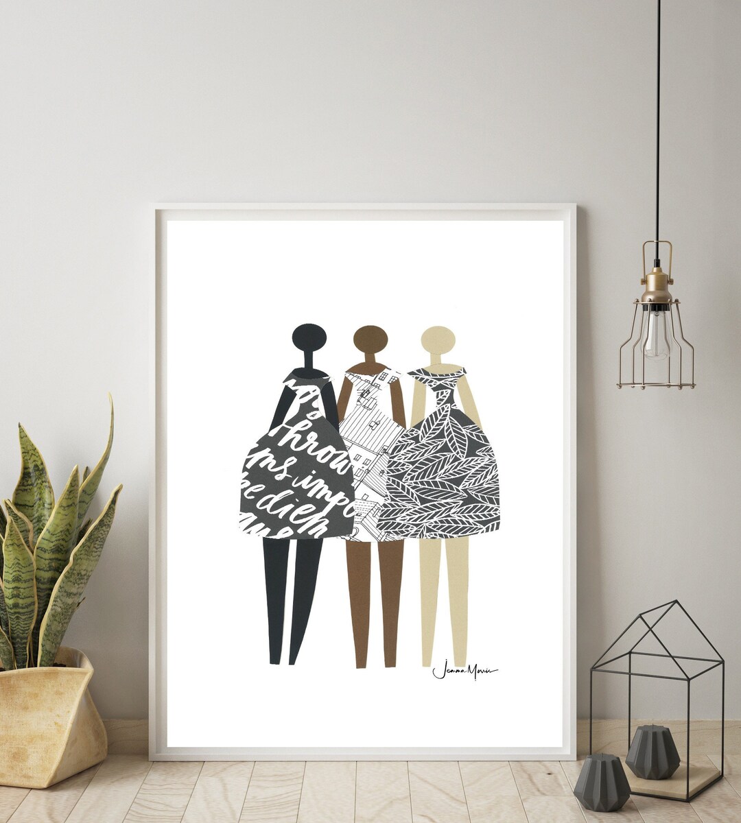 Fashion Wall Art Printable Art Multicultural Art Best - Etsy