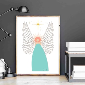Spiritual Wall art, Religious artwork, Modern Christian art, minimalist biblical artwork, religious wall art for women, minimalist artwork