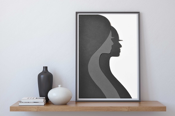 Feminine wall art, hippie room decor, girly decor, surf decor, above bed art, girly wall art, groovy wall art, disco decor, 70s wall art,