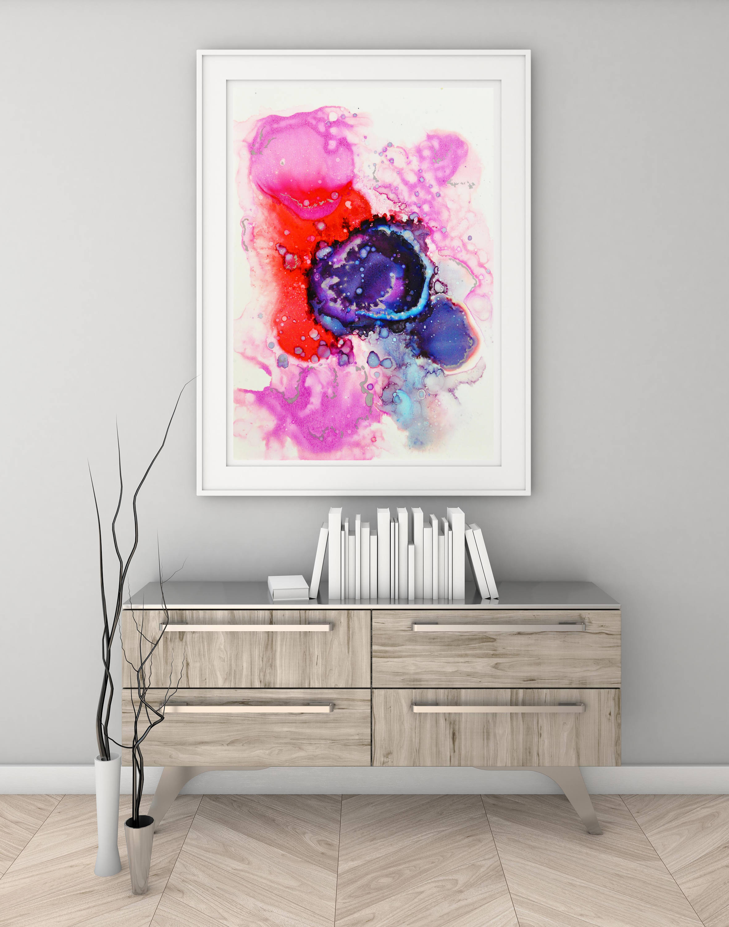 Abstract Artwork Living Room Wall Art Giclee Print Home Etsy
