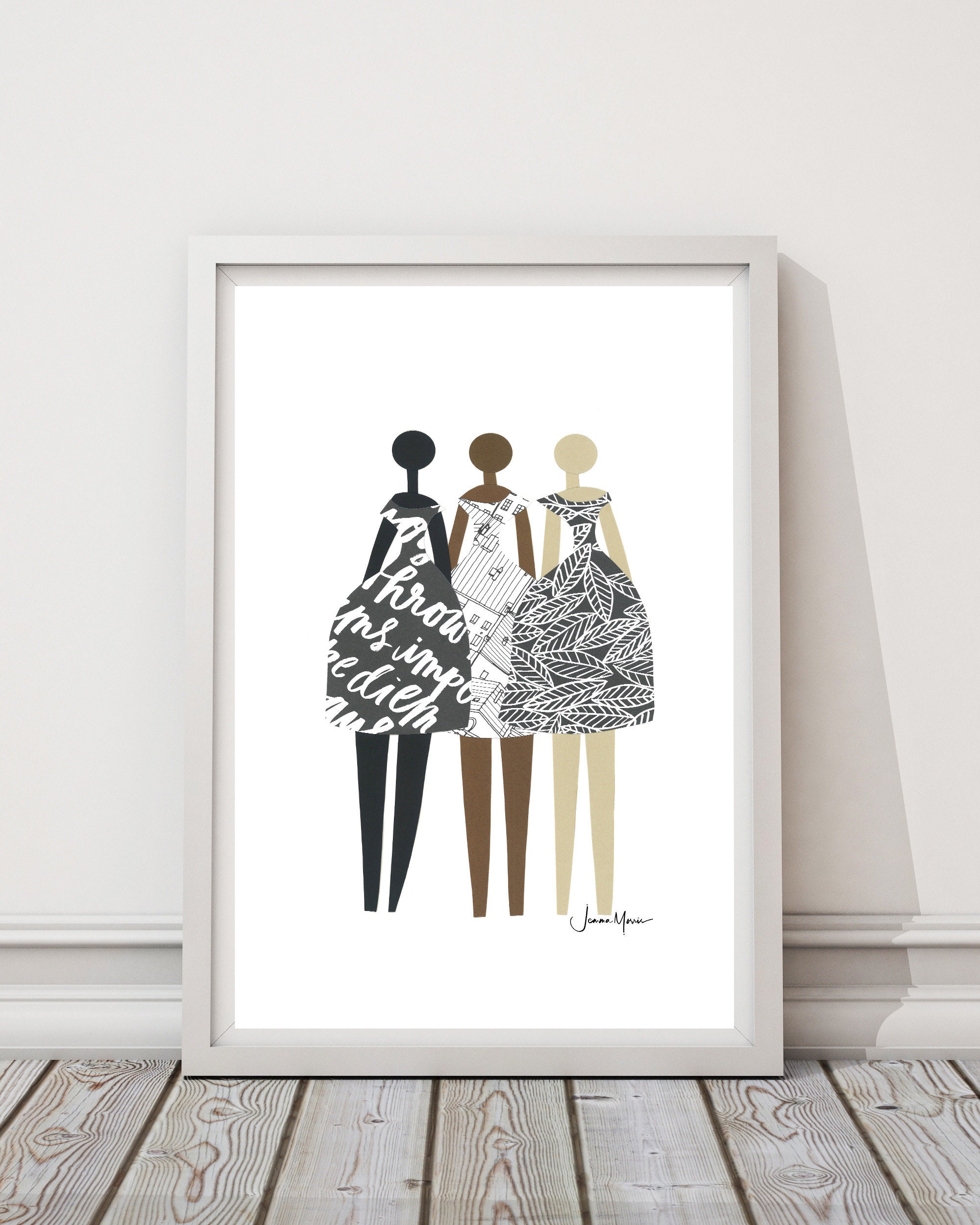 Fashion Wall Art Printable Art Multicultural Art Best | Etsy
