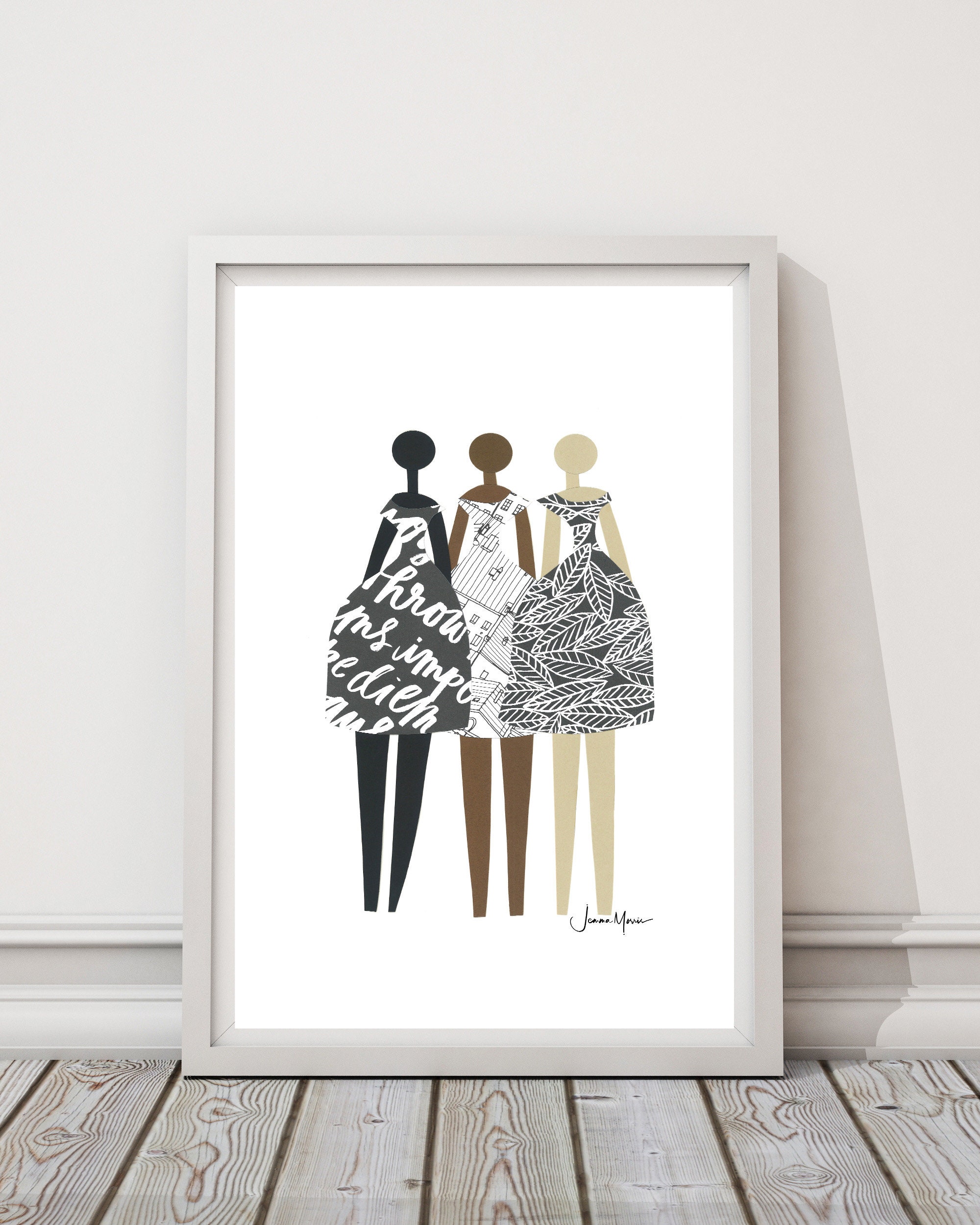 Fashion Wall Art Printable Art Multicultural Art Best Etsy
