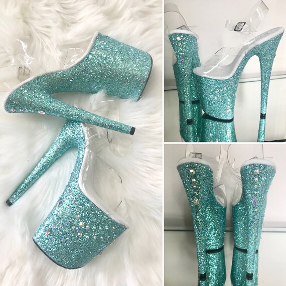 tiffany glitter heels
