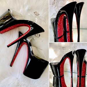 red bottom pleasers