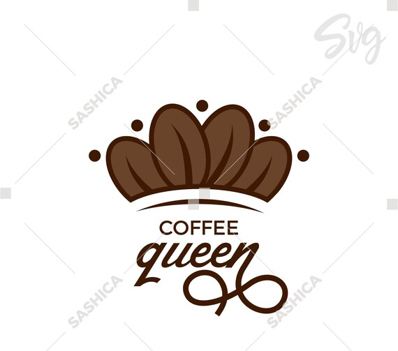 Download Coffee Queen Svg And Png File Coffee Svg And Png Queen Svg Etsy