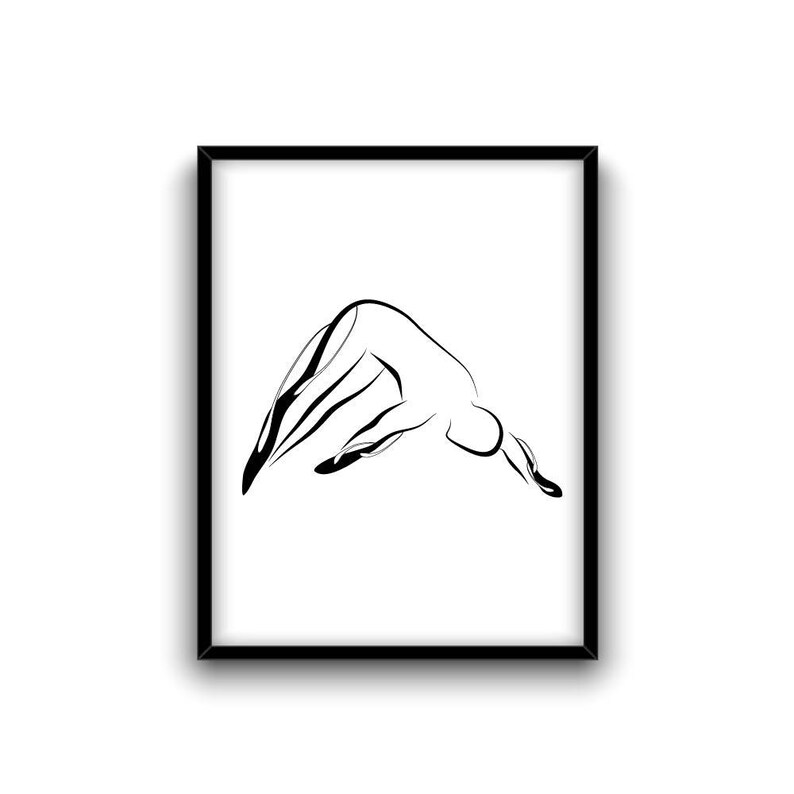 Pilates Poster Pilates Art Print Pilates Studio Decor Pilates Wall