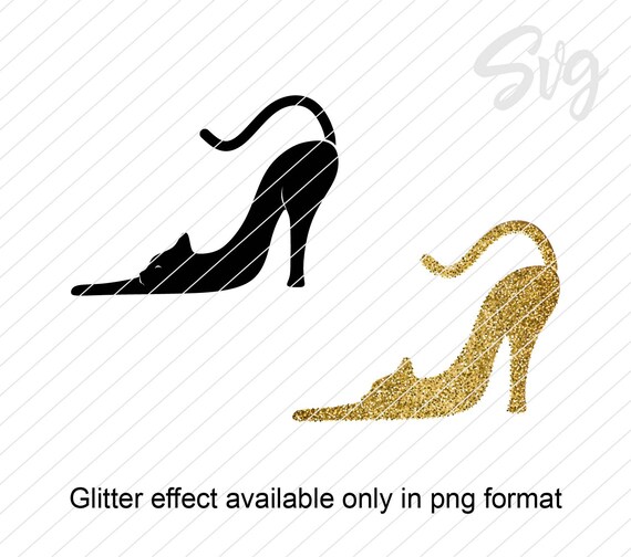 Download Free Cat And High Heel Shoe Svg And Png File Stiletto Shoe And Etsy SVG DXF Cut File